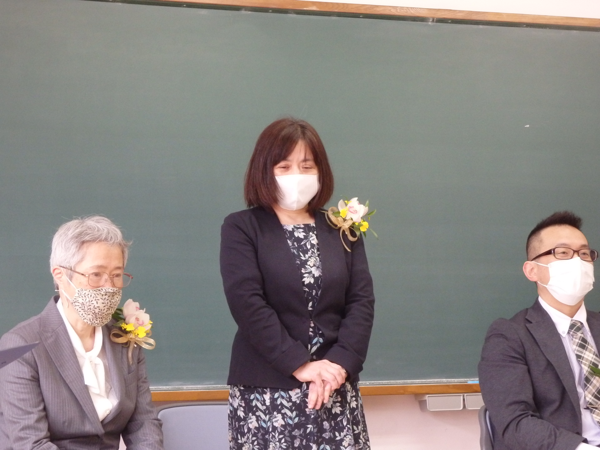 3月30日 離任者挨拶 仙台市立仙台大志高等学校