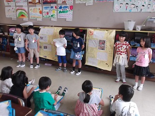 南小泉小学校weblog19 町探検の発表会